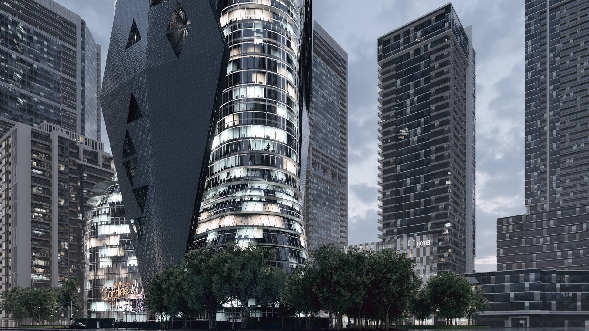 Architectural design visualization by PHEOWL LTD – UK-based 3D rendering, interior and exterior design for global real estate projects